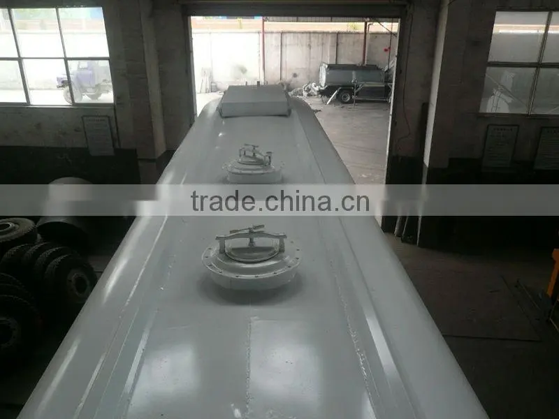 3 axles 50000 liters crude oil tank semi trailer