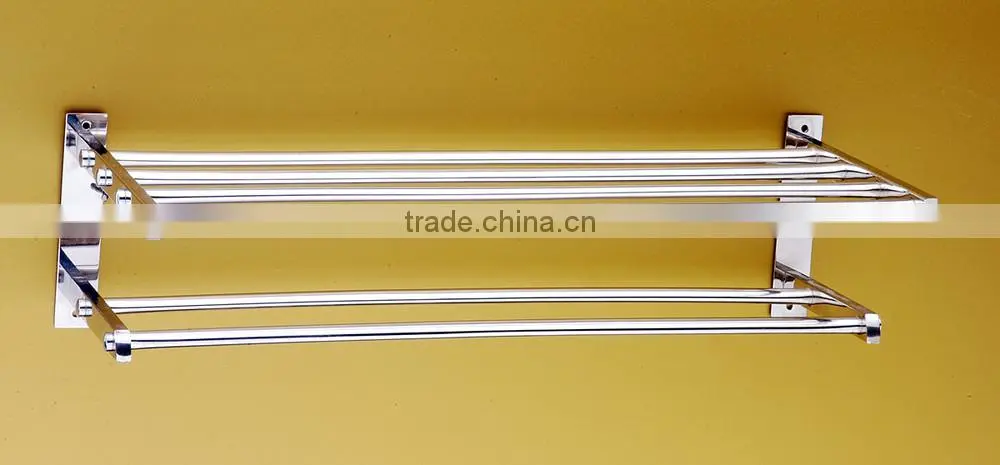 2015 hot sale Caitang Wesda Bathroom Accessories metal bathroom hotel towel shelf