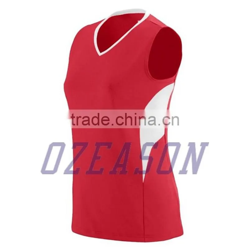 Wholesale fashion plain long sleeve volleyball jerseys for women