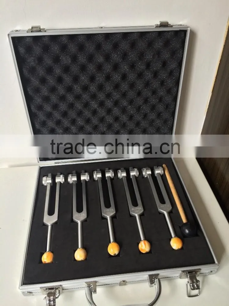 PITCH 512 HZ Hight ROOT CHAKRA HARMONIC SPECTRUM TUNING FORK SET