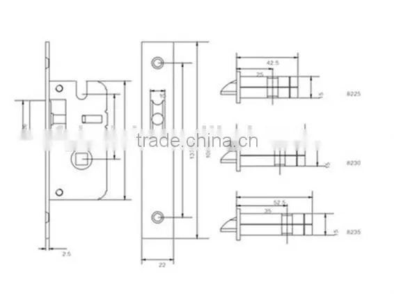 82 cheap good quality lock body hardware