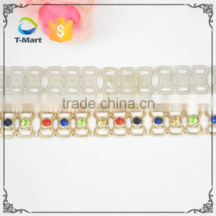 Super Multi color plastic trimming with wholesale price for lady shoes