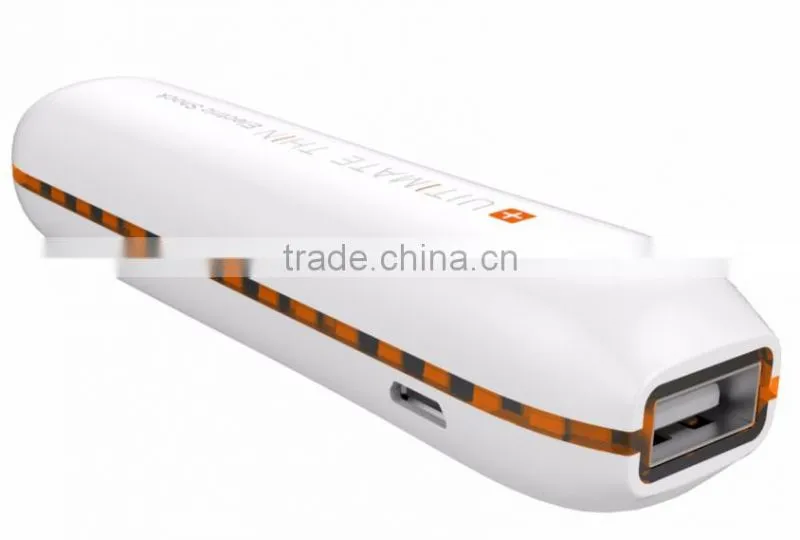 Tuna shape slim powerbank 2600mAh power bank promotion