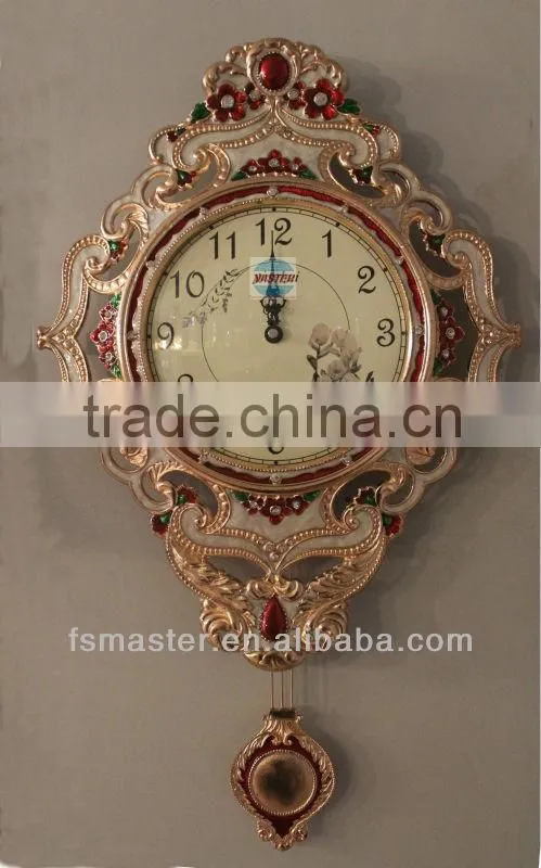 British vintage style home decoration wall mounted clock