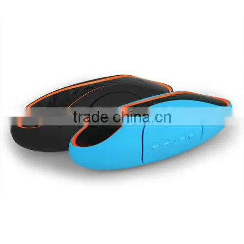 2014 Newest product double super bass portable wireless mini bluetooth speaker