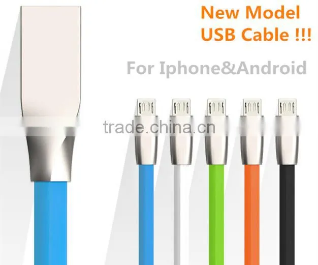 1M/3.3fFT 7 Color LED Metal USB Cable 8 pin and Charging Charger Cable for iPhone6 6 plus 5 5s iPad for ios 8 ios9 1M