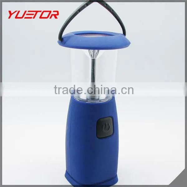 6 LED Hand-Cranking & Solar Camping Lantern