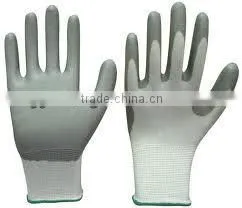 PU coated protective gloves cutting glass