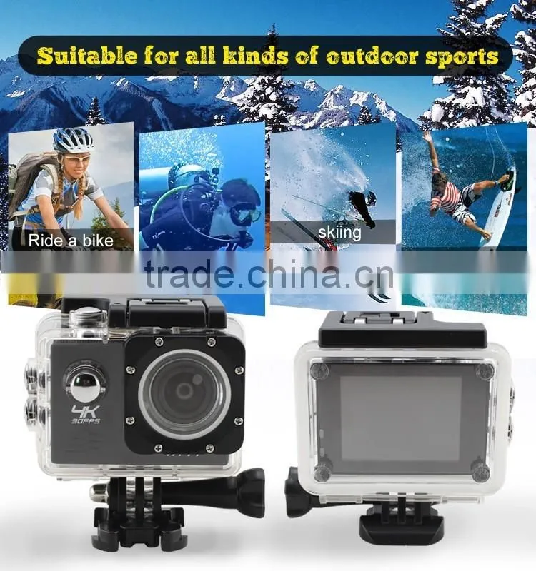 4k action camera H9 wifi waterproof 2.0inch sport camera KUHANGXIN