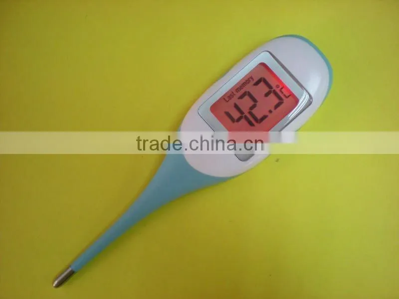 digital clinical thermometer fast color glow