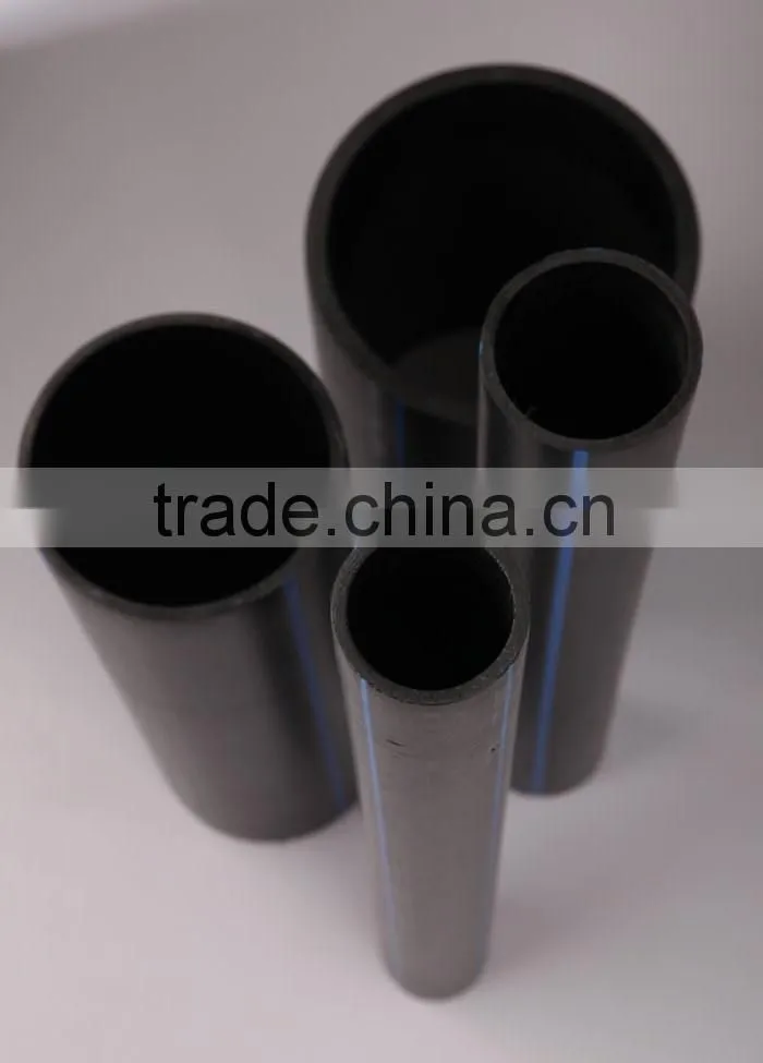 Excellent Abrasive Resistance Non-toxic Plain End Smooth HDPE Pipe 110mm