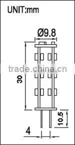 0.7W Most Compact mini 12v led G4 lamp 3014