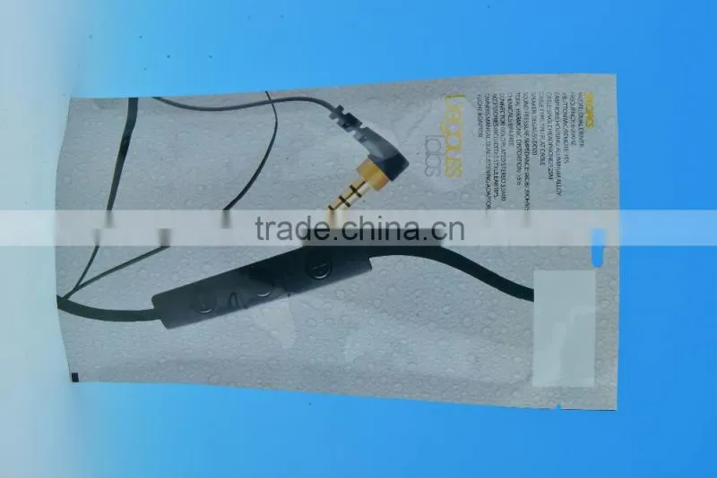 Hot Sales Resealable Earphone Stand Up Pouches,Standing up pouch Pouches