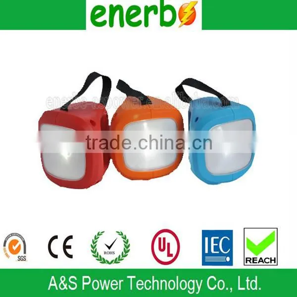 Solar lamps with smart battery indicator