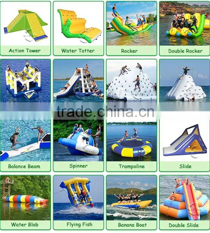 Customize inflatable water park rotate for water game