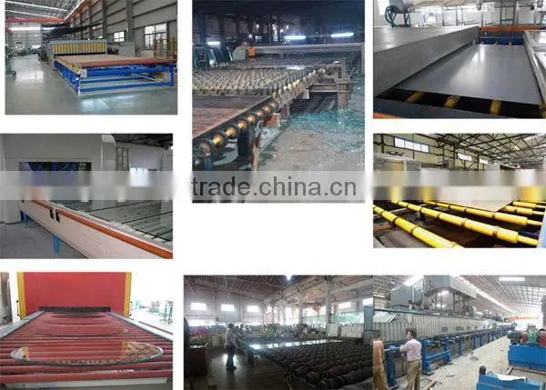 Clear polished edge cut toughened glass panel for sale