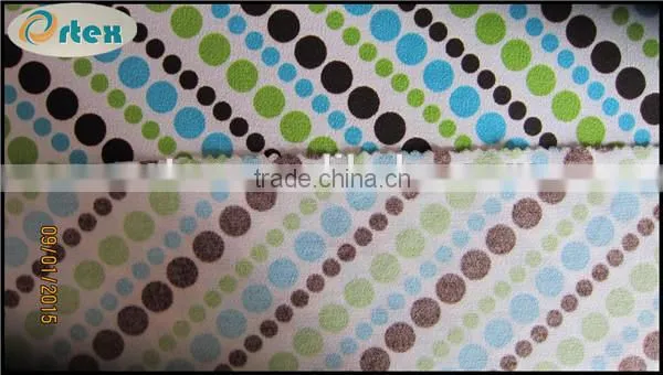 polyester spandex custom digital print fabric