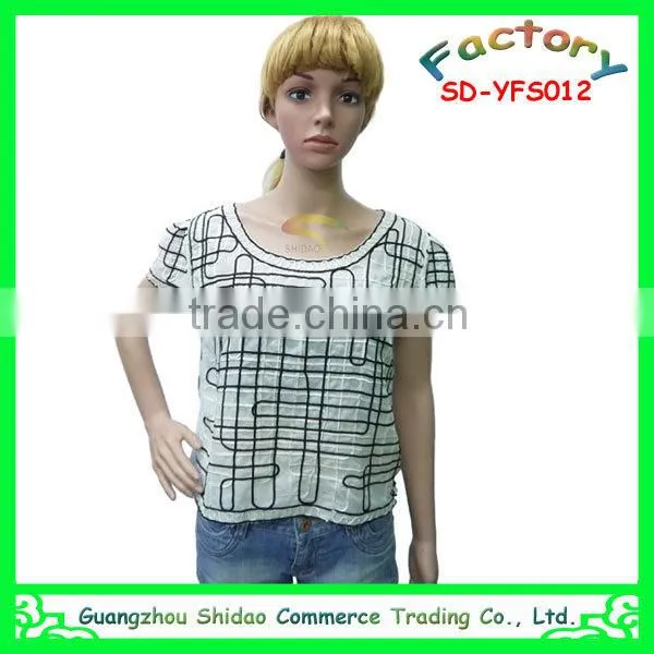 simple lace new fashion white lace long sleeve blouse