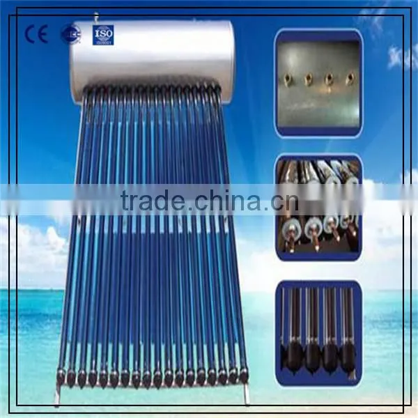 The hot selling heat pipe Integrative Pressurized Solar Water Heater