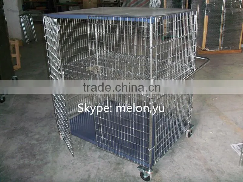Factory Direct Sales Chrome/Stainless Steel Security Cage/Wire Shelving Cage