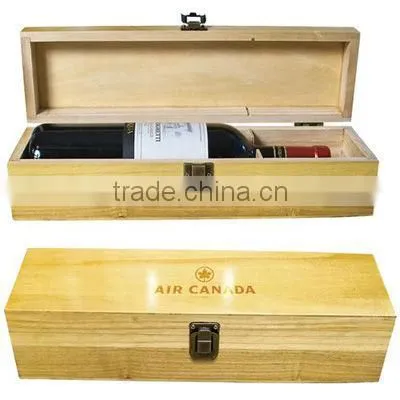 Top grade wooden gift boxes for wine bottles