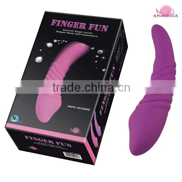 online shopping rechargeable fantasy vibrating finger penis massager for female