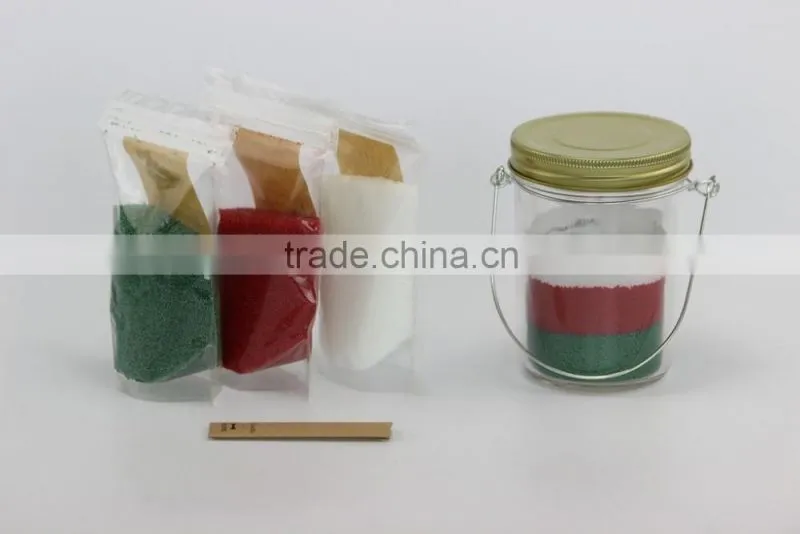 DIY candles with cotton wick / sand candle for DIY