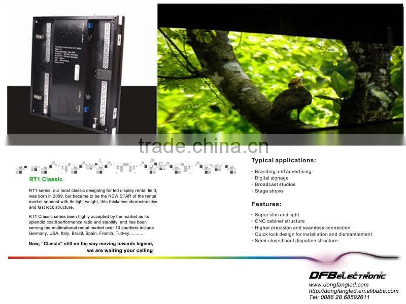 p6 newest tech led screen display