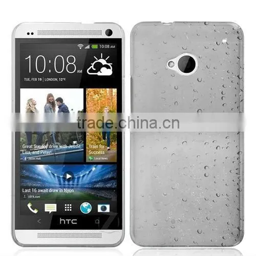 PC raindrop hard MOBILE PHONE CASE cover for HTC ONE M7