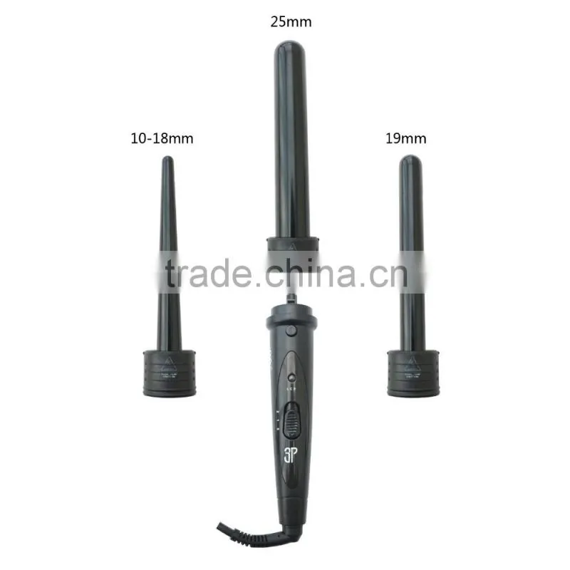 led lcd tempreture display hair rollers with 3 or 5 sizes