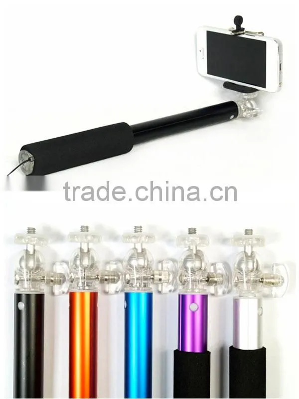 Five Colors Extendable Camera Bluetooth Selfie Stick Monopod Handheld Pole for iPhone Samsung HTC Digital Camera