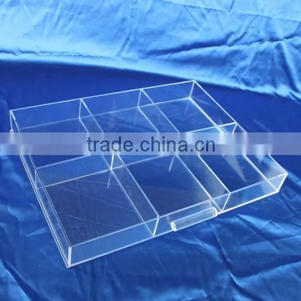 China new products lucite makeup display, acrylic lucite makeup box, lucite makeup storage boxes