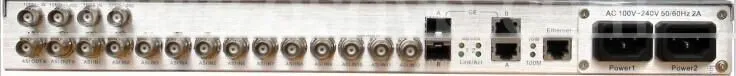 MUX7500 digital tv ISDB-T multiplexer with 12 groups input