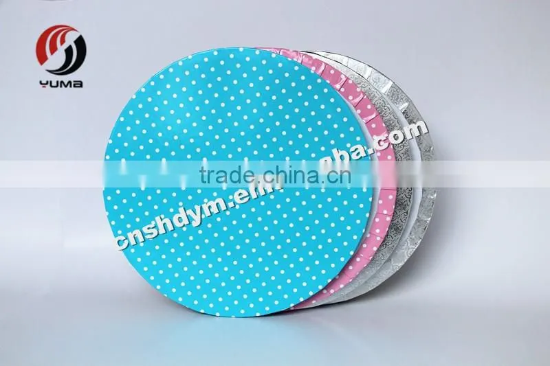wholesale round colored cake drums