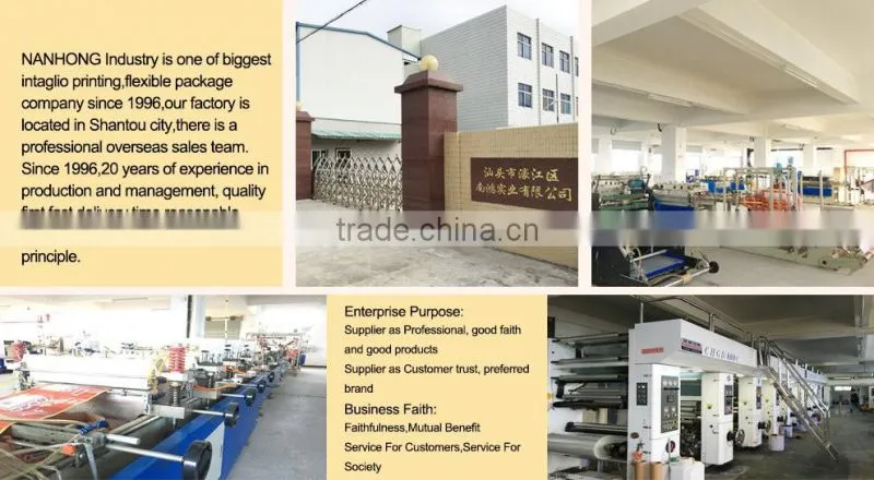Moisture Proof Feature and Injection Molding Processing Type laminating roll film