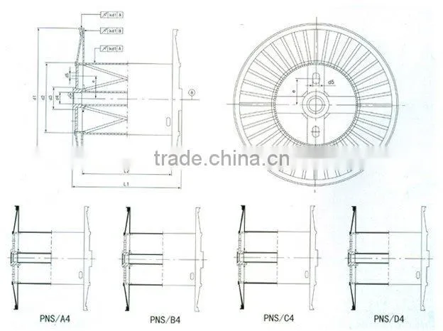 steel wire bobbins reels spools