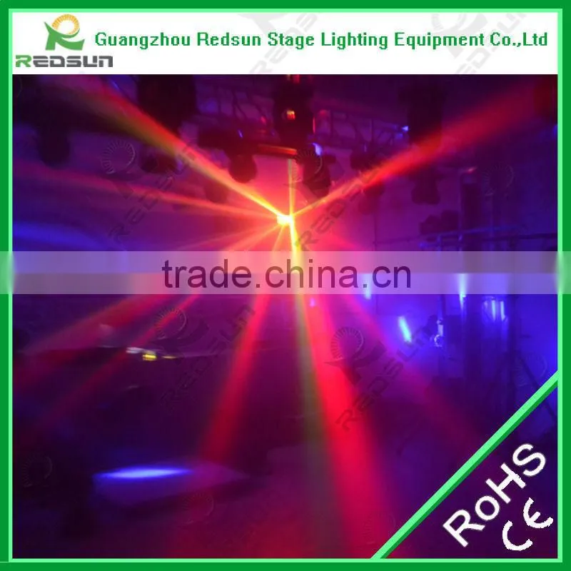 Lowest price and high quality 30 W LED Double Laser Light butterfly disco light