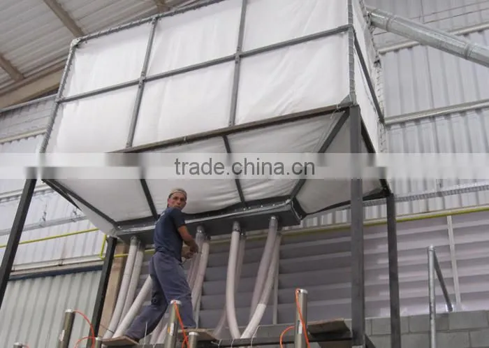 EPS polystyrene styrofoam aging silo