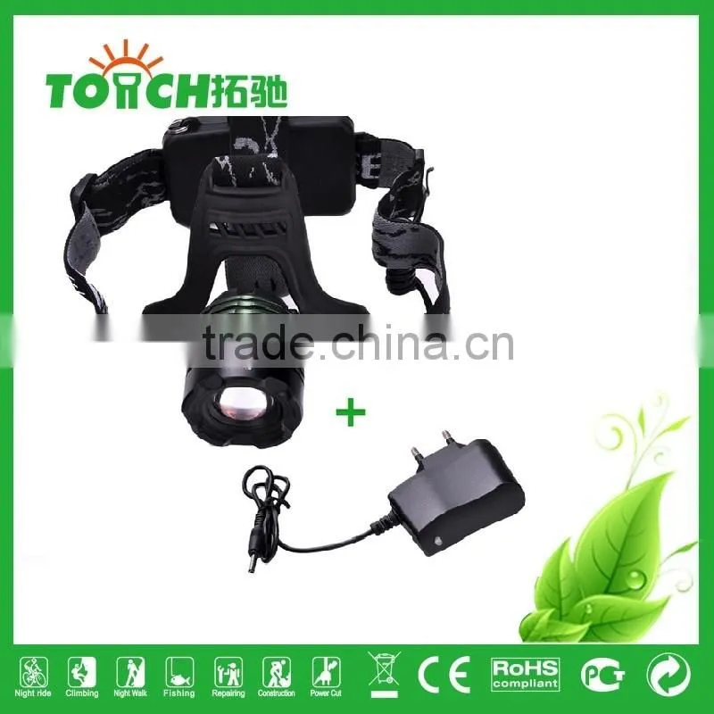 Super Waterproof XM-L T6 10 w LED Headlamp Flashlight 18650 Battery Powered Head Light Lamp Torch Lantern For Hunting Camping