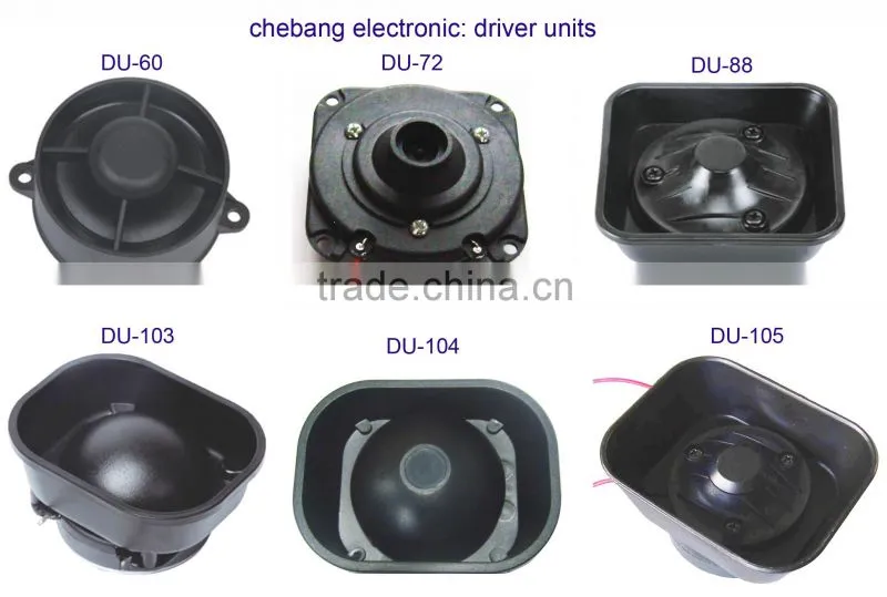 ES-307 Electronic Siren,DC 12V, CE ROHS