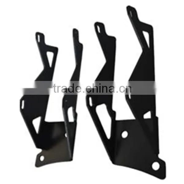 Pair Jeep Wrangler 07-14 JK Windshield A-Pillar Mounting Brackets For Dual Light