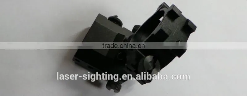 Aluminum mounting bracket for gun with hardcoat black anodized in adjustable versatile direction