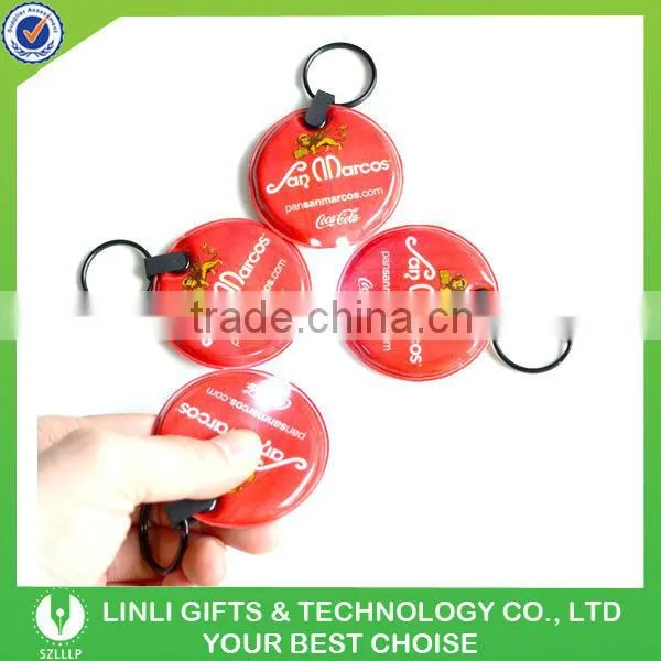 Led Flashlight PVC Custom Keyring