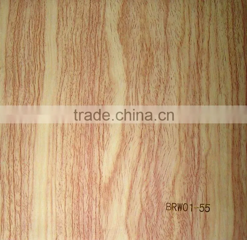 Wood grain pvc decorative design door sheet