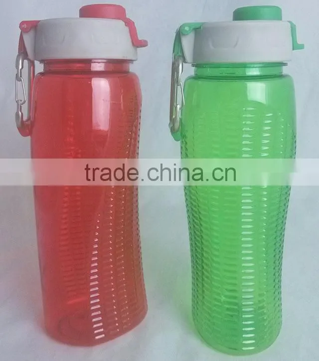 650ml plastic tritan/ AS/ PS sports drinking water bottle with uneven shape