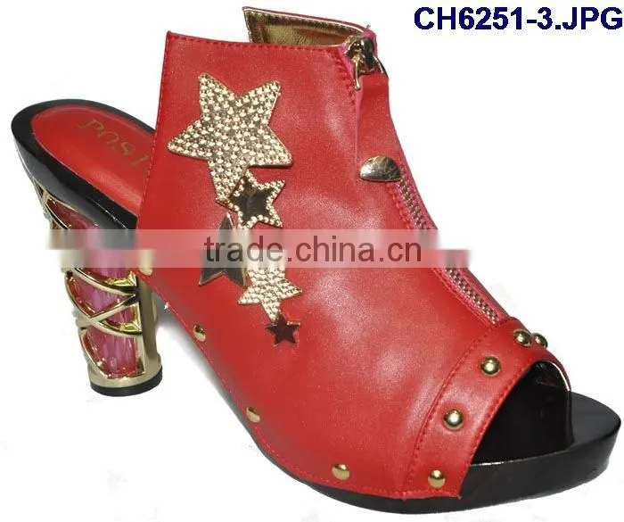 CH6251-4 Fashion women high heel /wholesale sandals for party