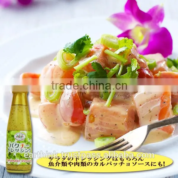Innovative Convenient Coriander Salad Dressing 200ml from Thailand