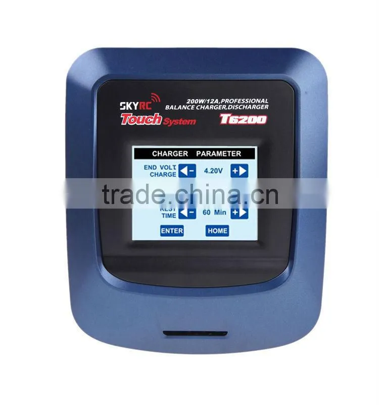 SkyRc T6200 DC 200W Balance Charger /Touch sensitive color LCD display supernova sale