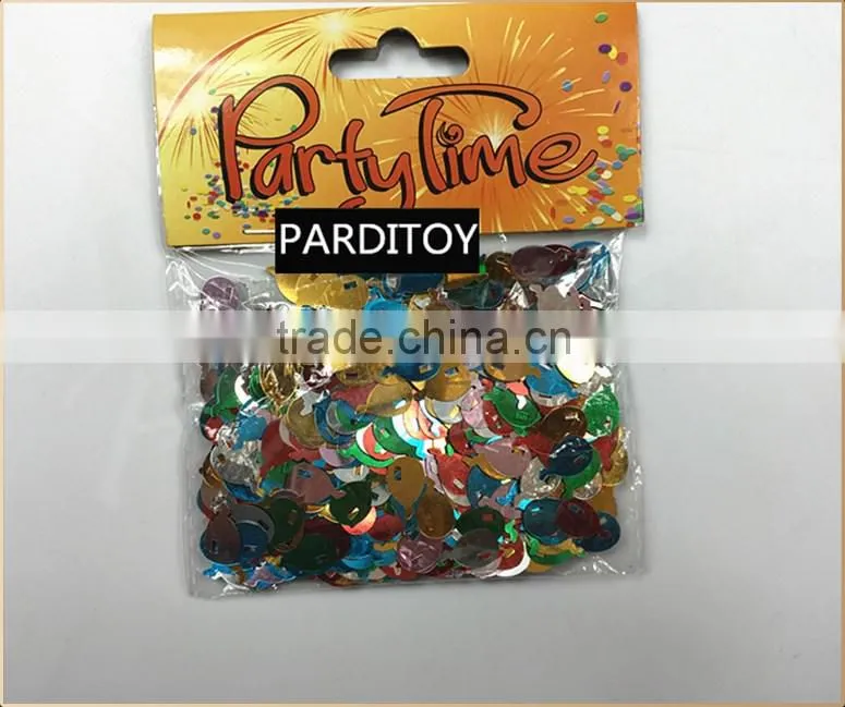 Smiley face custom confetti shape for wedding party