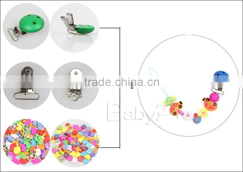 2015 New DIY Baby Products High Quality Wooden Clip For Pacifier Holder